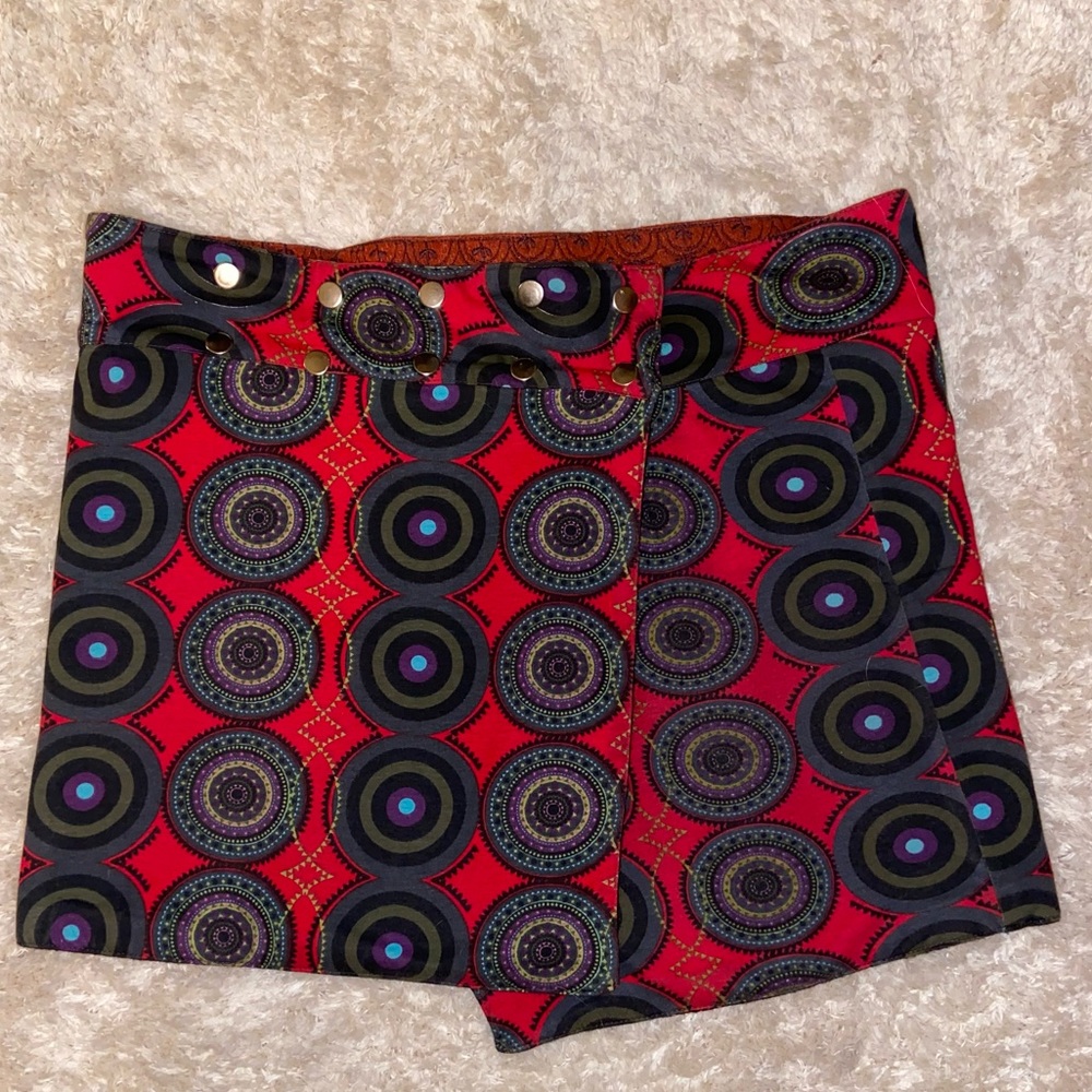 Handmade reversible Nepali skirt